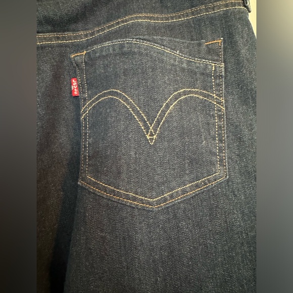Levi’s Capri Jeans Dark Rinse SZ 16 - Picture 8 of 13